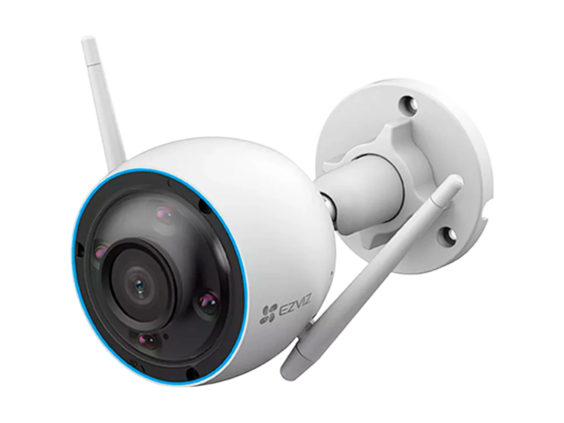 CAMARA EZVIZ EXT H3 3MP 2K, FIJA,AUDIO 2 VIAS , WIFI 2.4GHZ, A COLOR, CON SIRENA INTEGRADA,IP67,CARCASA DE ALEACION DE ALUMINIO