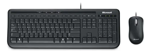 COMBO TECLADO Y MOUSE MICROSOFT WIRED 600