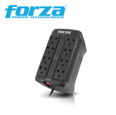 ESTABILIZADOR FORZA FVR-902 900VA/450W 8 TOMAS