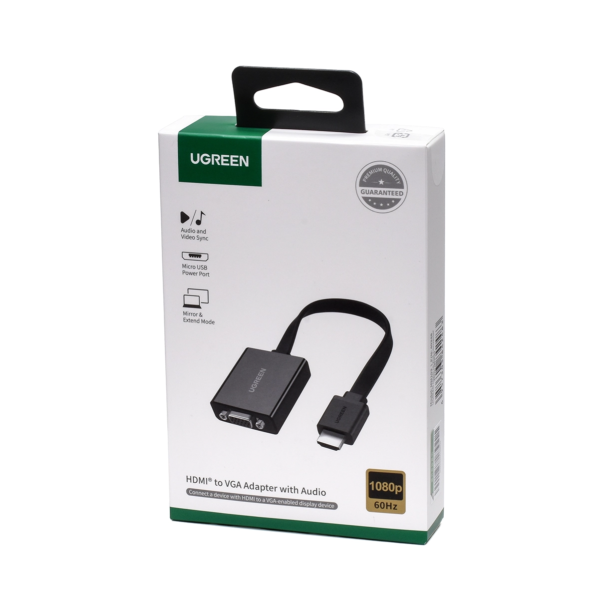 ADAPTADOR HDMI A VGA CON AUDIO UGREEN
