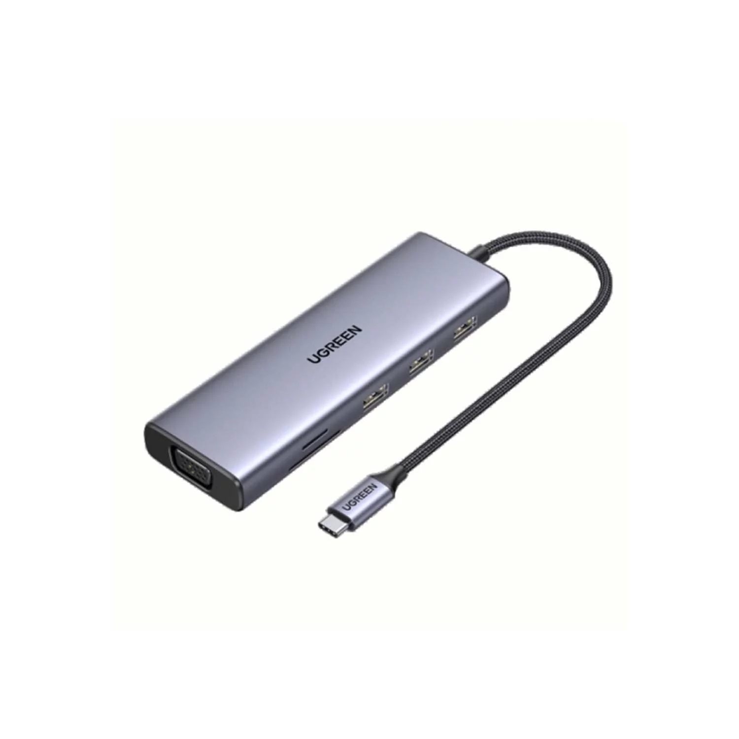 HUB UGREEN USB-C 10 IN 1 HDMI/VGA 4K ETHERNET 1GBPS 100W